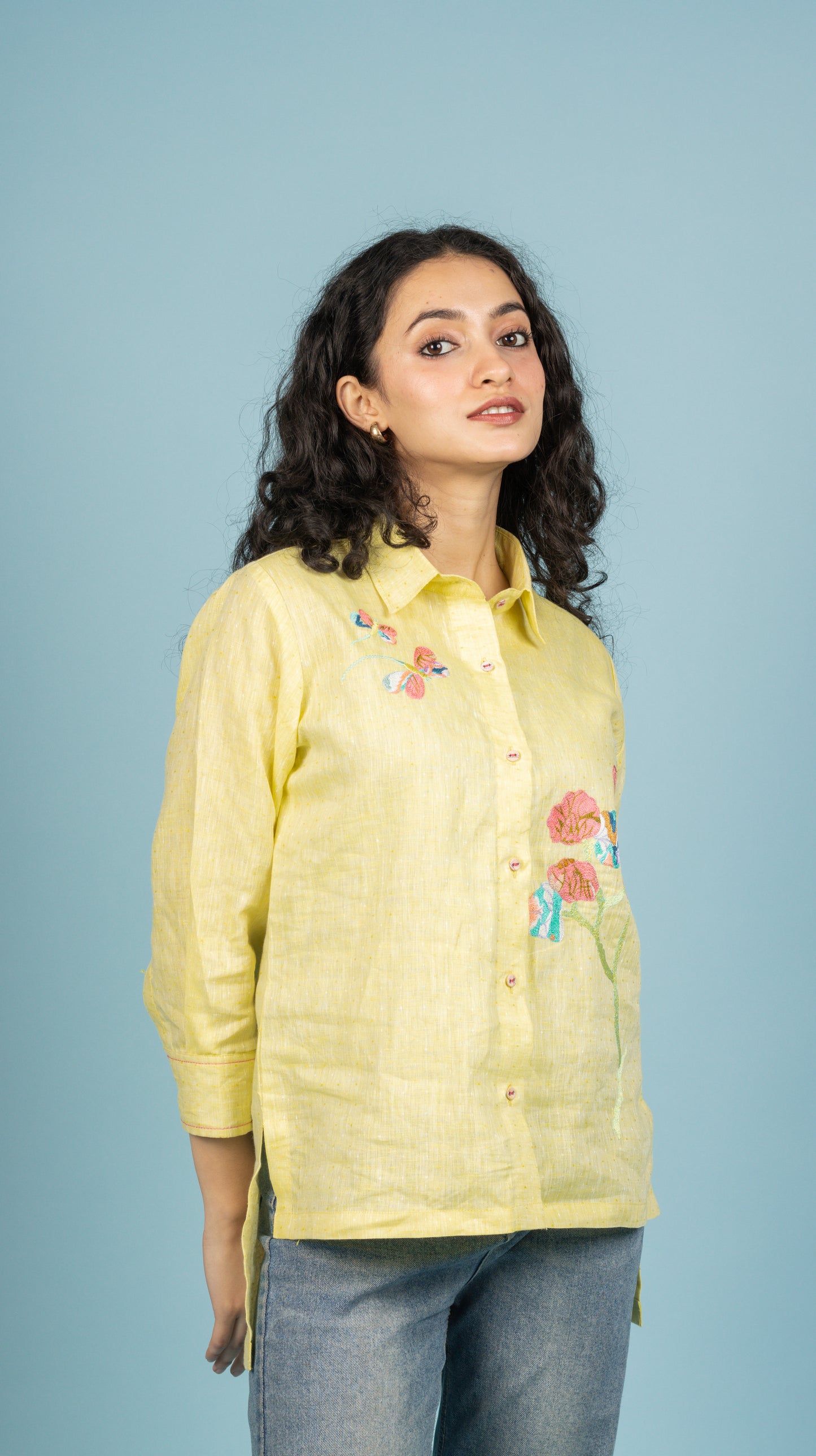 Lemon Linen Shirt